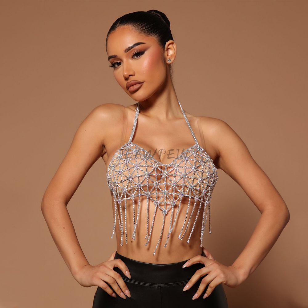 Discount Sexy Swimsuit Body Chain Bra Ha